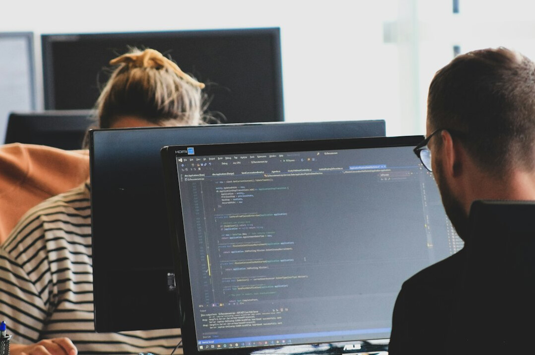 cybersecurity team working