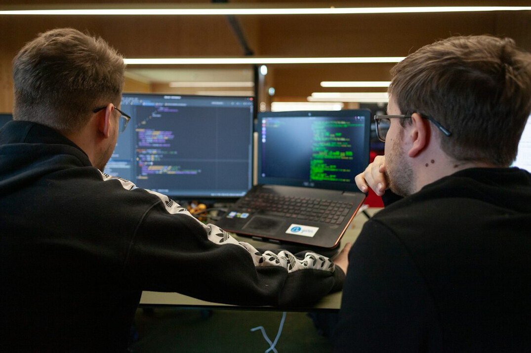 corporate programmers working
